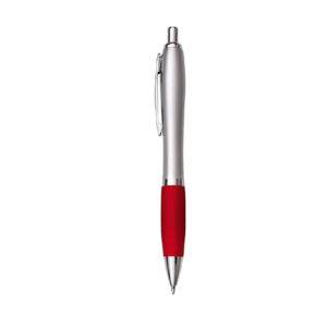 Penne Personalizzate fusto grigio e commino rosso PD343 juke silver - Penne stampate