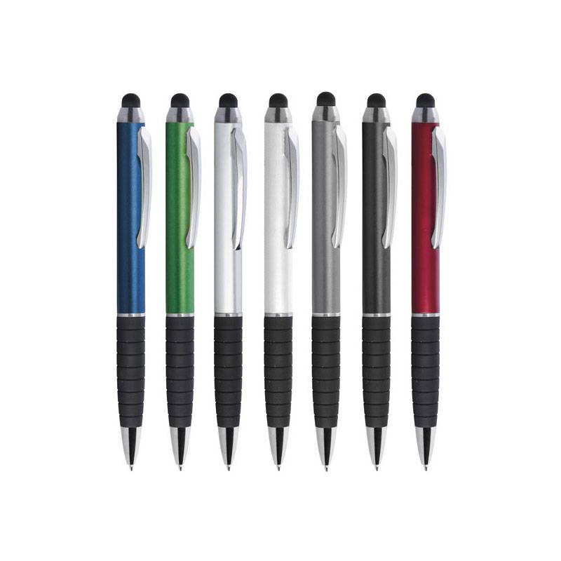 Penne Personalizzate a colori – Penna a Sfera in plastica e metallo con  gommino per touch screen – Advance - PD092 - BStampa