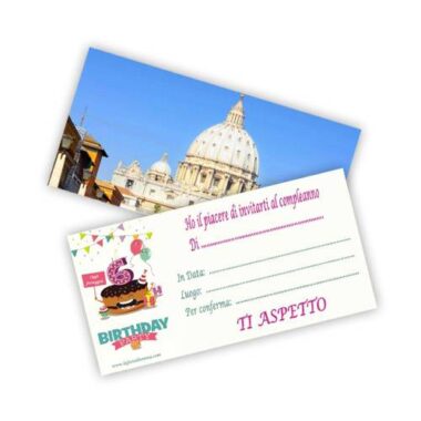 Cartoline & Inviti 10x21 cm - Carta Patinata 300 Gr