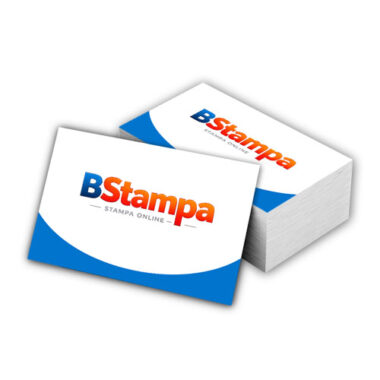 Biglietti da visita con plastificazione opaca - finitura vellutata e antiriflesso