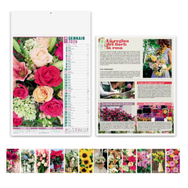 Calendari personalizzati da parete Fiori - PA103