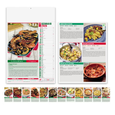 Calendari personalizzati da parete Gastronomia - PA132