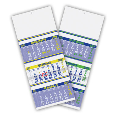 Calendari personalizzati da parete Trio fluo - PA500