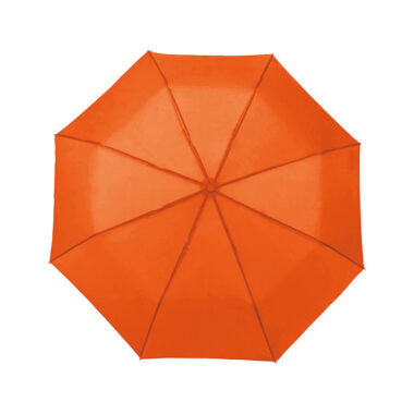 Mini Ombrello Manuale Arancio con Fodero - Colorain
