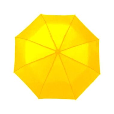 Mini Ombrello Manuale Giallo con Fodero - Colorain