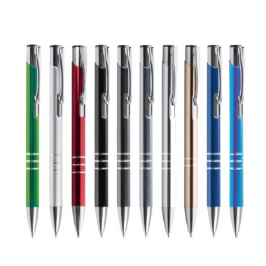 Penna in Alluminio con Minuterie Cromate e Refill Jumbo | CHROME - PD011