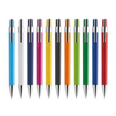 Set di penne antibatteriche PORTRAIT modello PD207 disponibili in 8 colori: azzurro, bianco, blu, nero, royal, rosso, verde, verde lime