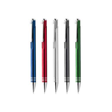 Set di penne di lusso in metallo AUTHOR modello PD030 disponibili nei colori: blu, rosso, silver, verde e grigio scuro