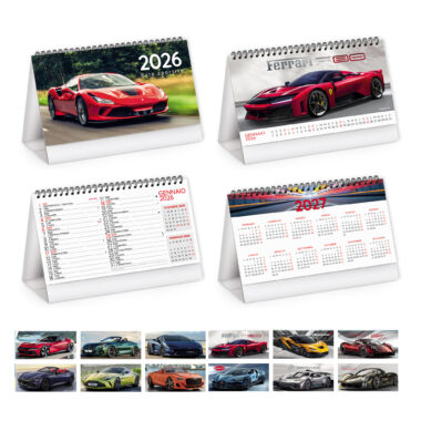 Calendari personalizzati da scrivania Auto sportive - PA406
