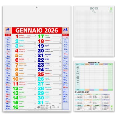 Calendari personalizzati da parete Olandese multicolor - PA600