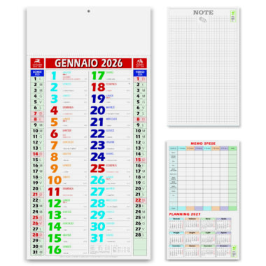 Calendari personalizzati da parete Color shaded - PA658
