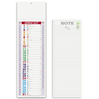 Calendario silhouette Multicolor PA670 personalizzabile