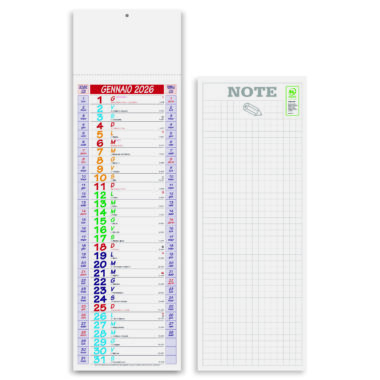 Calendari personalizzati da parete Multicolor Slim - PA670
