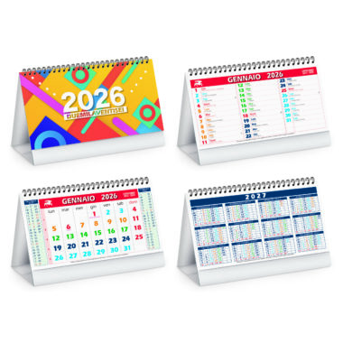 Calendari personalizzati da scrivania Multicolor table - PA705