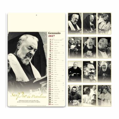 Calendario illustrato San Pio PA024 con fotografie dei 12 mesi