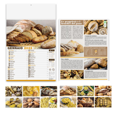 Calendari personalizzati da parete Pane e Pasta - PA138