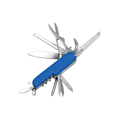 coltellino in acciaio 11 funzioni - Scout - PC786 blu