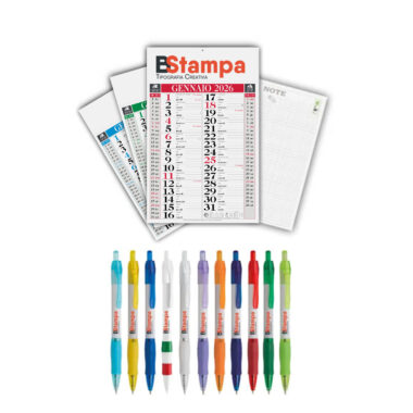 KIT 50 CALENDARI OLANDESI PA640 + 50 PENNE JANE PD388 + GRAFICA