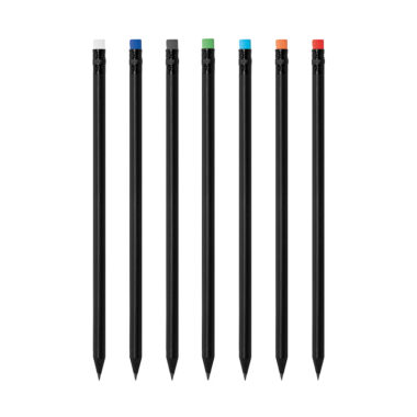 Matita Personalizzata con gomma colorata – Blackwood – PD563