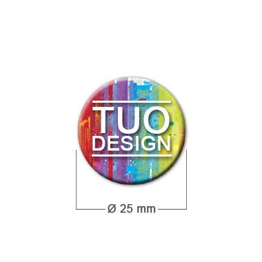 Spille Rotonde Personalizzate da 25 mm