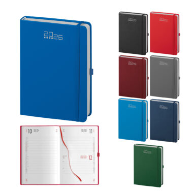 Agenda giornaliera 15x21cm con portapenna - agenda 324 pagine - PB528