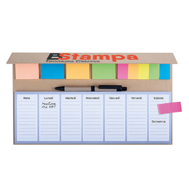 Planning con stickersi da scrivania personalizzati - PB495