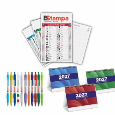 Kit 50 calendari Classic PA640, 50 Midi Table PA700 e 50 penne Jane PD388