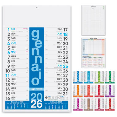 Calendari personalizzati da parete - Colors - PA430