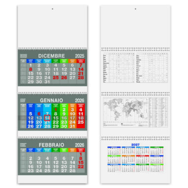 Calendario con testata personalizzata