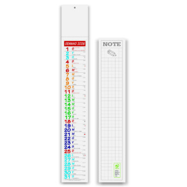 Calendari personalizzati da parete multicolor slim - PA677