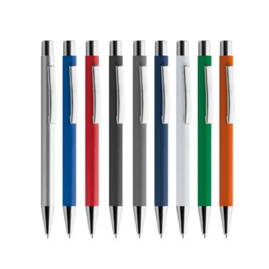 Penna in Metallo Laccata Lucida con Minuterie Cromate | KING - PD051