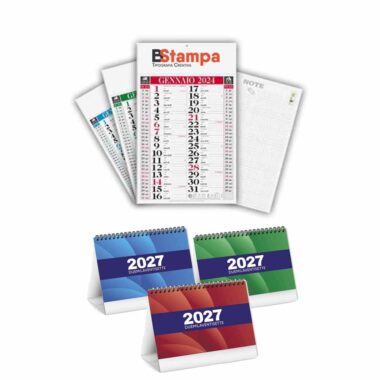 Kit 50 calendari Classic PA640 e 50 calendari Midi Table PA700