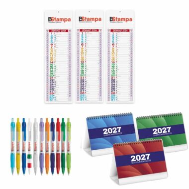 Kit 50 calendari PA670, 50 Midi Table PA700 e 50 penne Jane PD388