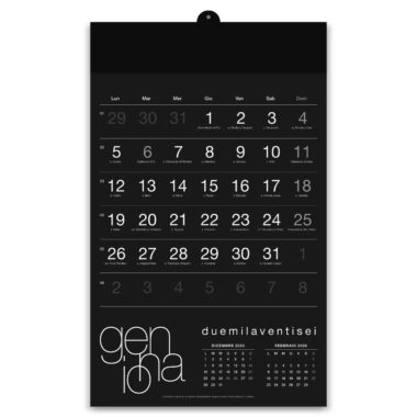 Calendari personalizzati - OLANDESE BLACK - PA514