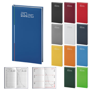 Agenda Tascabile - agenda 114 pagine settimanale 8x15 cm - PB550
