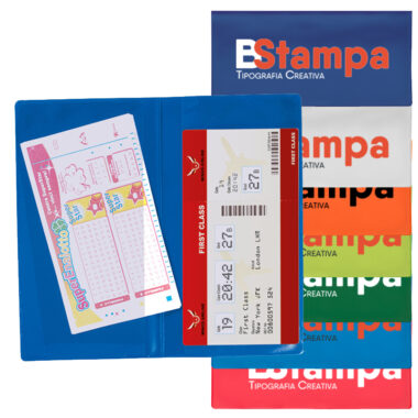 Porta biglietto aereo e schedine portadocumenti personalizzati - LUCKY - PJ602RY