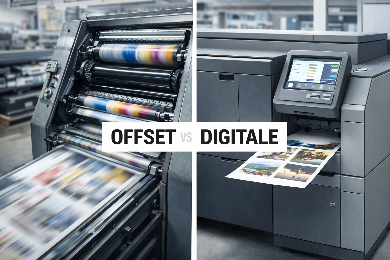 Stampante offset o stampante digitale