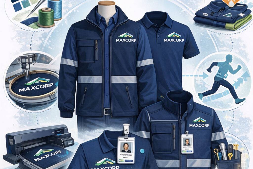 Abbigliamento da lavoro personalizzato con logo aziendale, comfort ergonomico e materiali