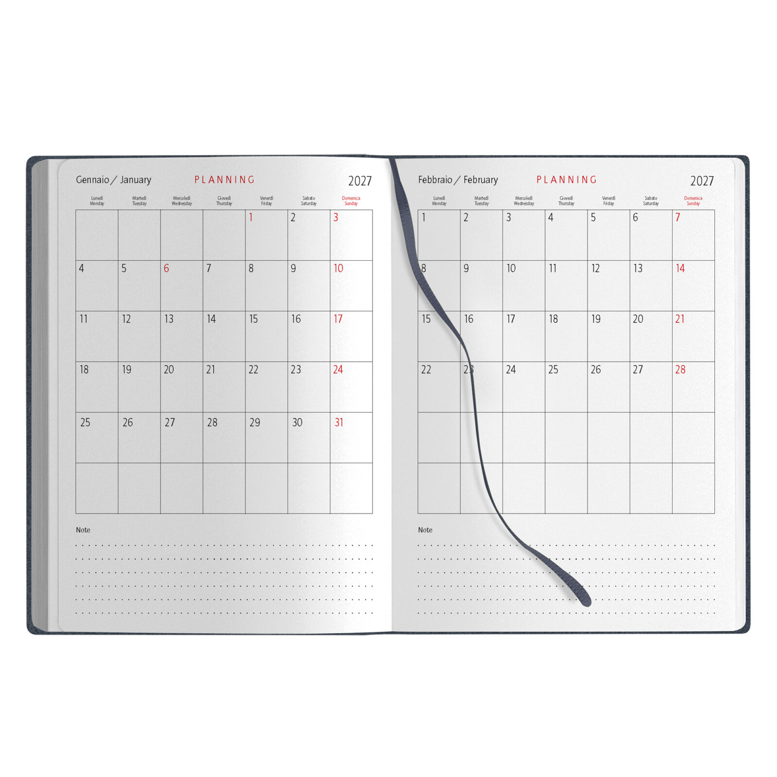 Agenda giornaliera personalizzata PB283 - 15×21 cm - immagine 2